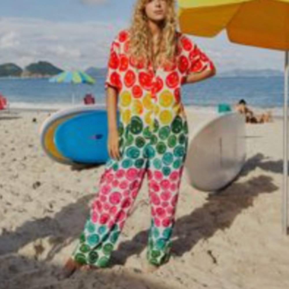 FARM Rio Rainbow Smiley Jumpsuit - Picture 3 of 14
